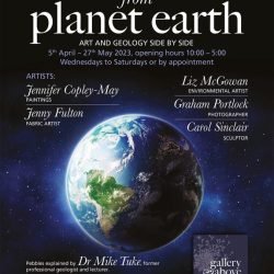 exhibition poster Jennifer Copley-May Stone Stories from Planet Earth